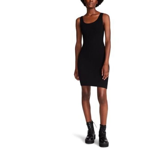 Steve Madden Apparel Women's Ivanna, Black, L - Picture 2 of 4